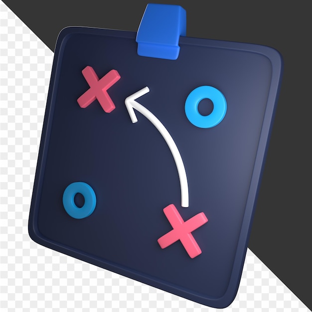 PSD 3d advertising icon