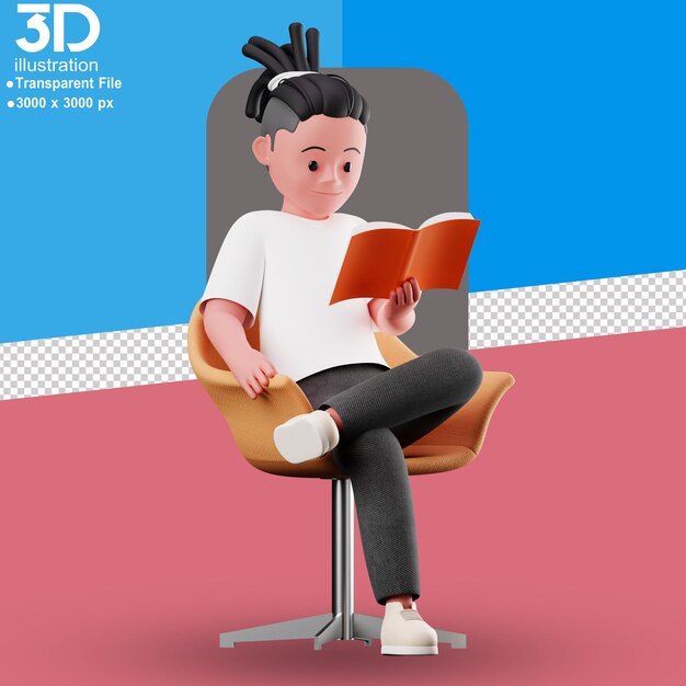 3d afraid 3d illustration 3d character on isolated background png