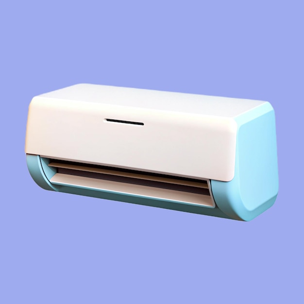 3d air conditioner icon illustration
