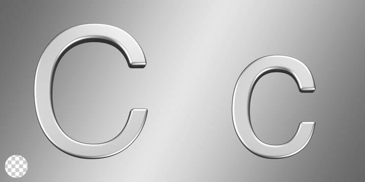 PSD 3d alphabet collection