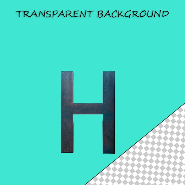PSD 3d алфавит на прозрачном фоне