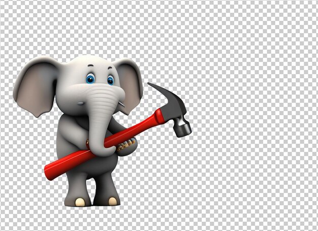 PSD 3d animal holding repairing tool