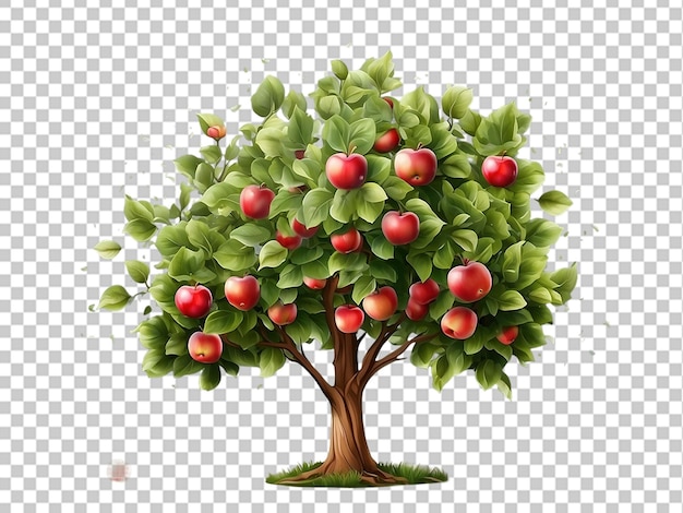 PSD 3d apple tree