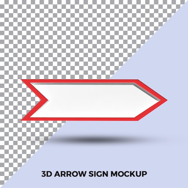 PSD 3d arrow crossroads sign icon isolated