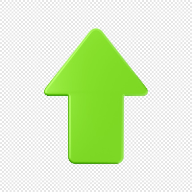 3d arrow increase and decrease icon illustration