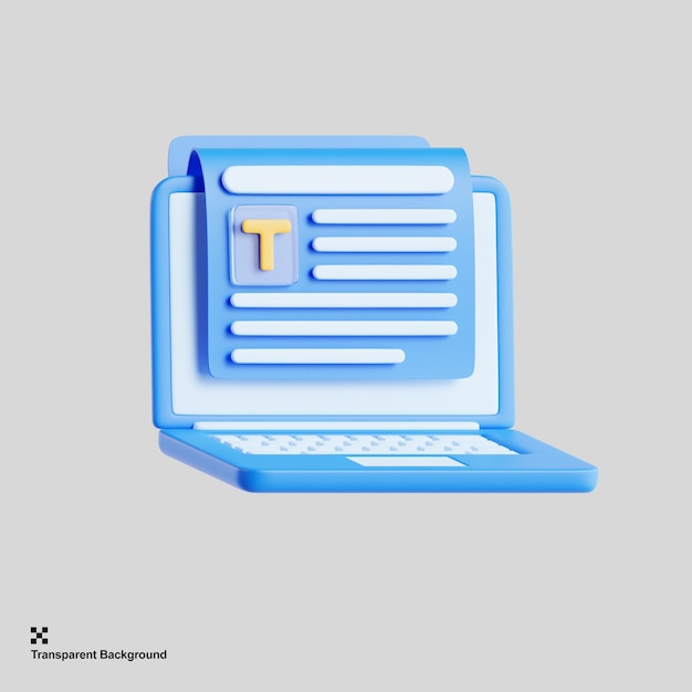 PSD 3d article icon