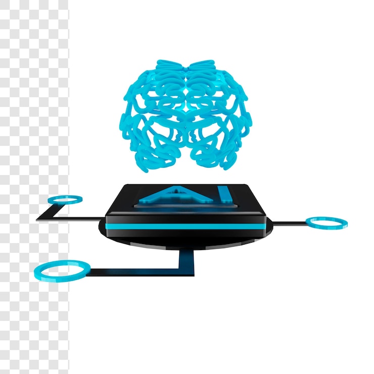 PSD 3d artificial intelligent