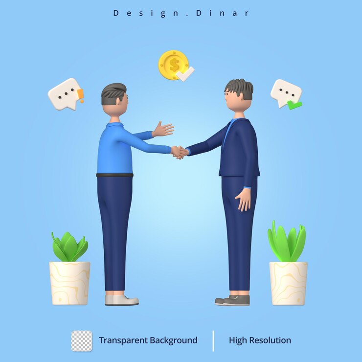 PSD 3d assets illustration about business made with blender application render cycles and you can use