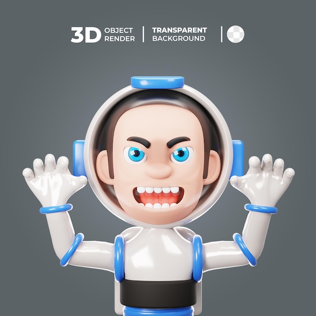 PSD 3d-astronautavatar