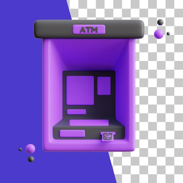 3d atm-machinepictogram