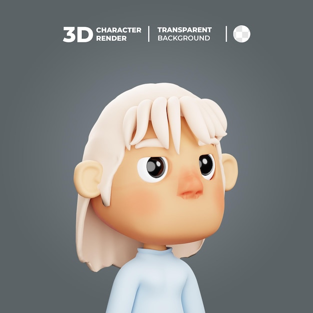 3 d アバター ブロンドの女の子