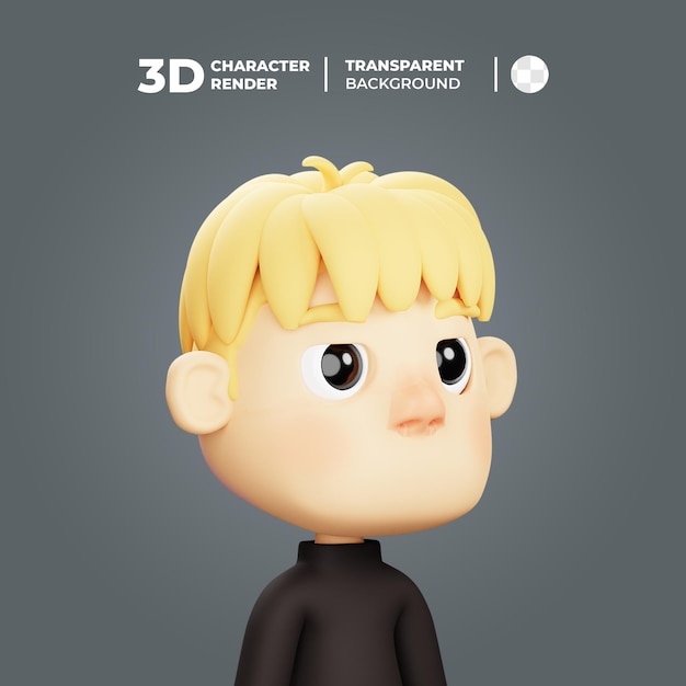 3D Аватар Блондинка Мужчина