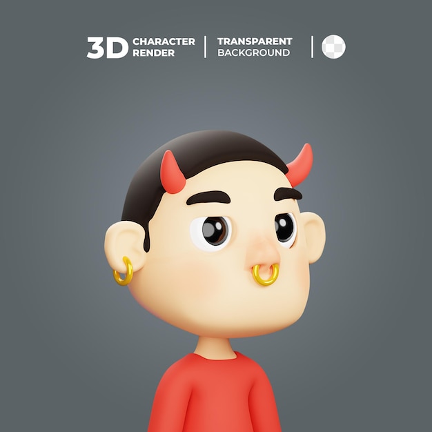 3d avatar cosplay devil