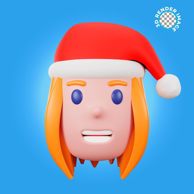 3d avatar female christmas