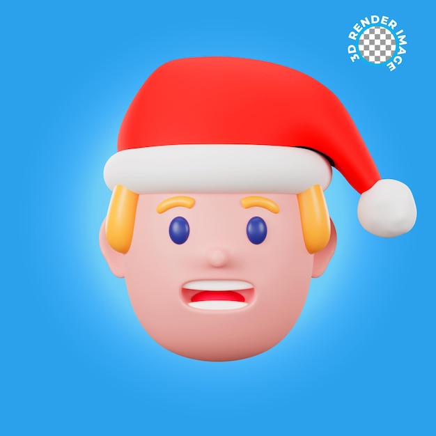 3d avatar mannelijke kerst