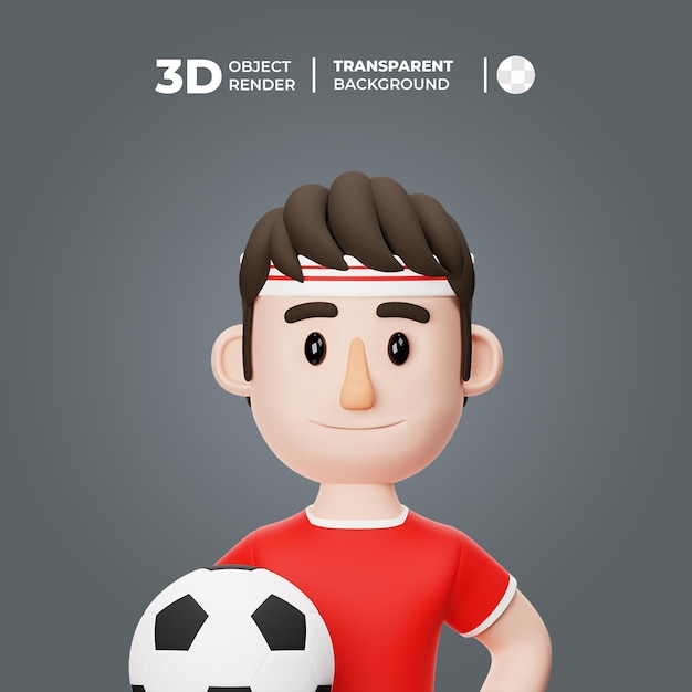 3D Avatar van sportleraar