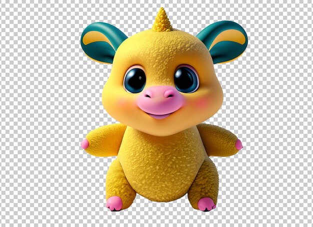 3d baby animal monster