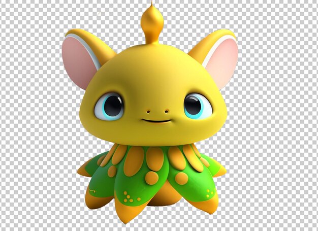 3d baby animal monster