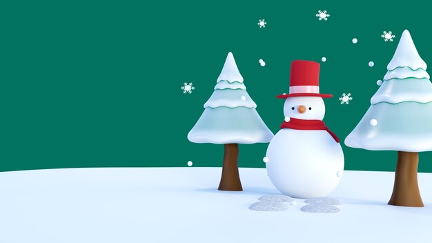 3d background for christmas season celebration