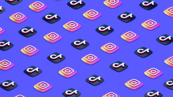 PSD 3d background with social media elements