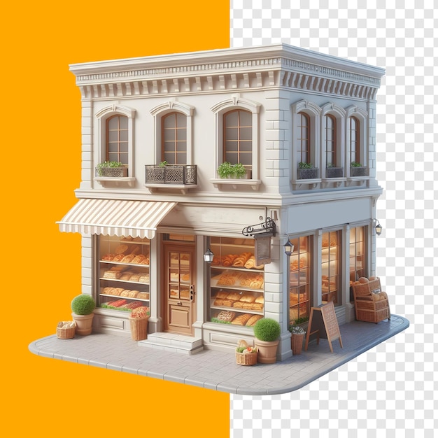 PSD 3d bakery psd