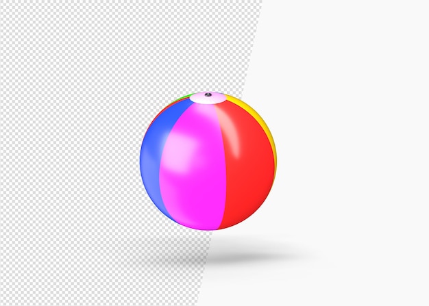 PSD 3d palla giocattolo rendering 3d rendering isolato