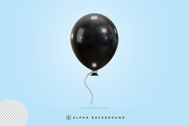 PSD 3d balloon icon vector illustration