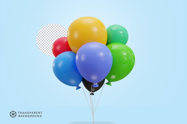 3d balloon icon vector illustration