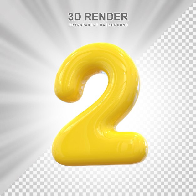 PSD 3d balloon number2