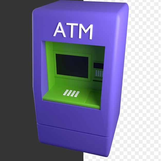 PSD 3d bank financiën icon