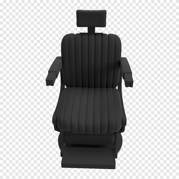 3d barber chair front up view for salon and fashion armchair design interior