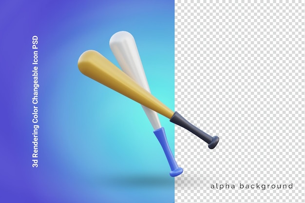 3d baseball bat