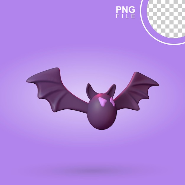 PSD 3d bat for halloween