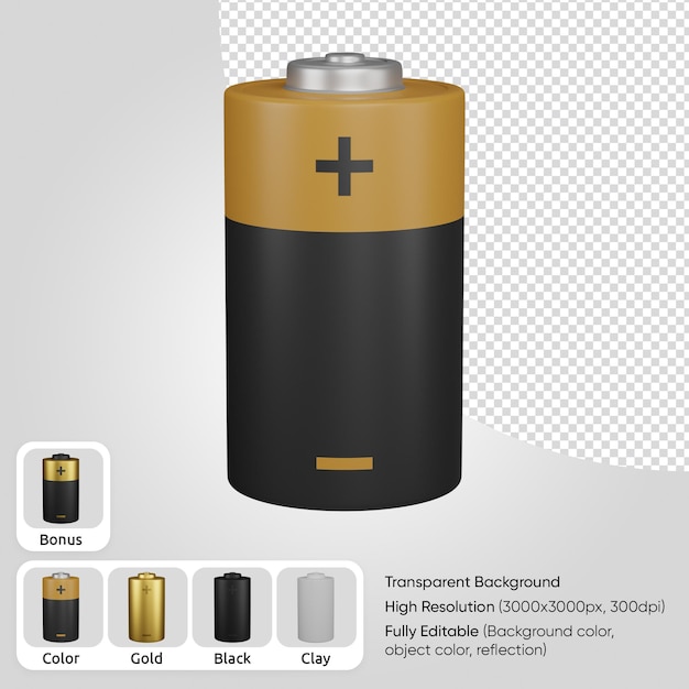 3d batterij