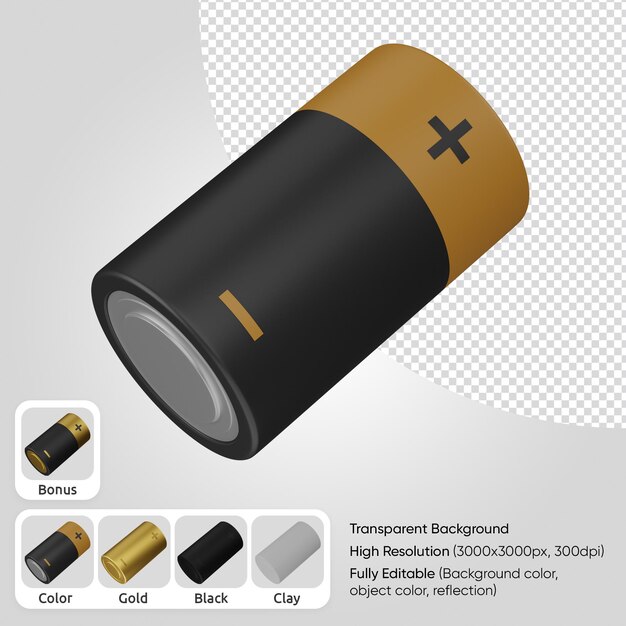 PSD 3d battery