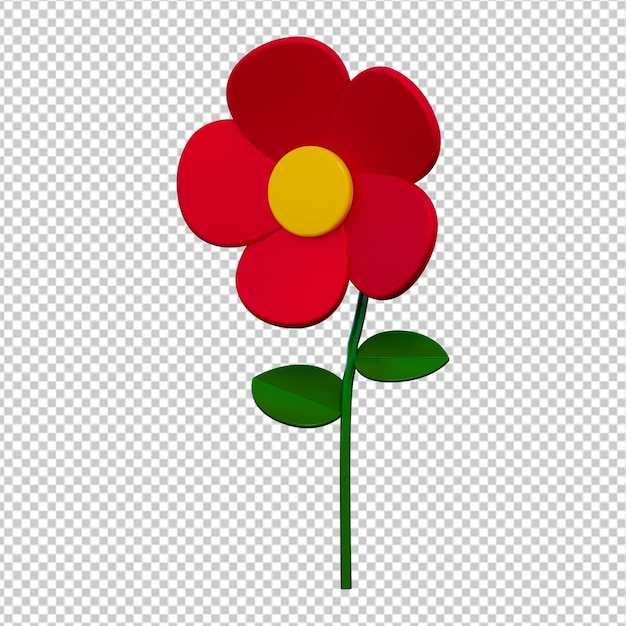 PSD 3d beauty flower icon