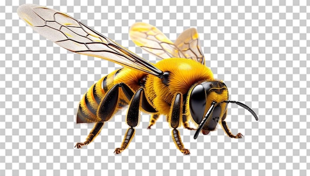 3d bee pngtransparent