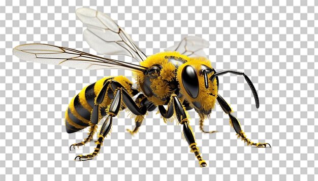 3d bee pngtransparente