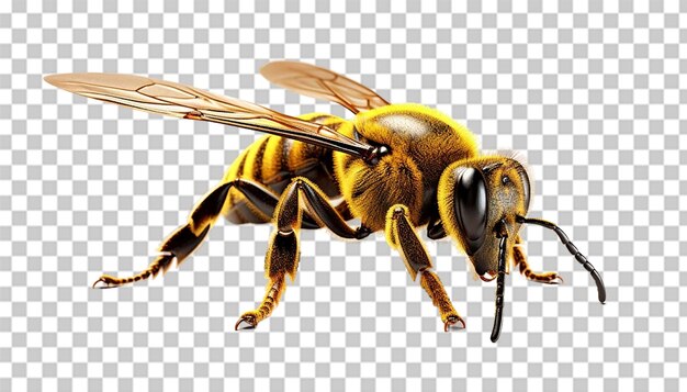 3d bee pngtransparent