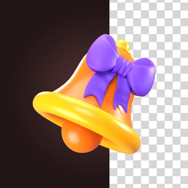 PSD 3d bell illustration