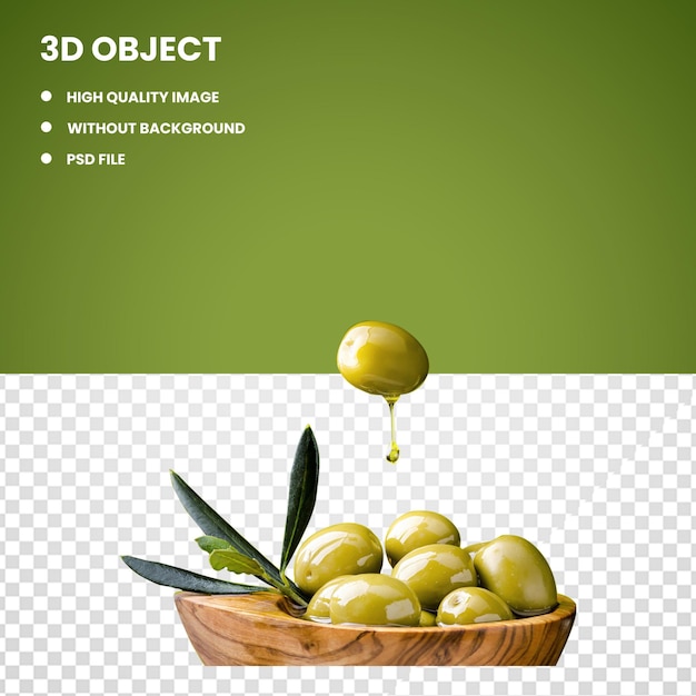 PSD 3d белла олива