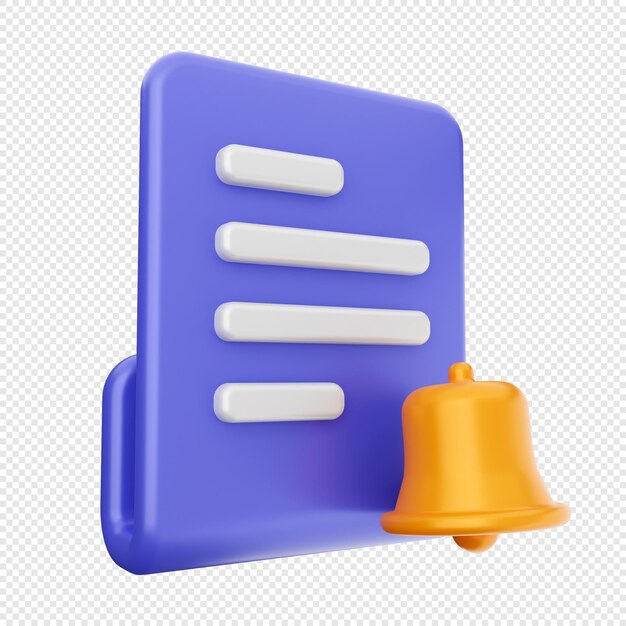 3d-bestand document icoon illustratie weergeven
