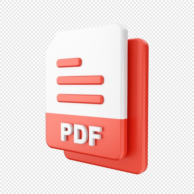 3D-bestand formaat pictogram illustratie renderen