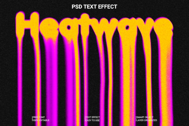 PSD 3d-bewerkbare tekststijl-effect