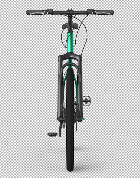 PSD bicicletta 3d isolata.