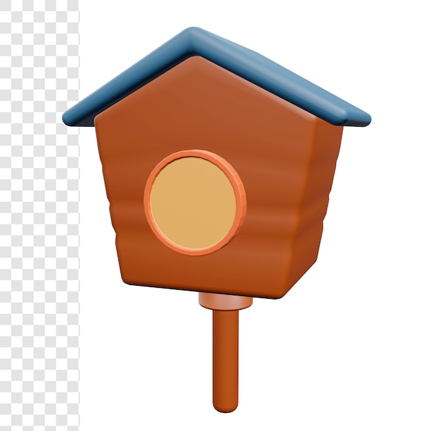 3d birdhouse