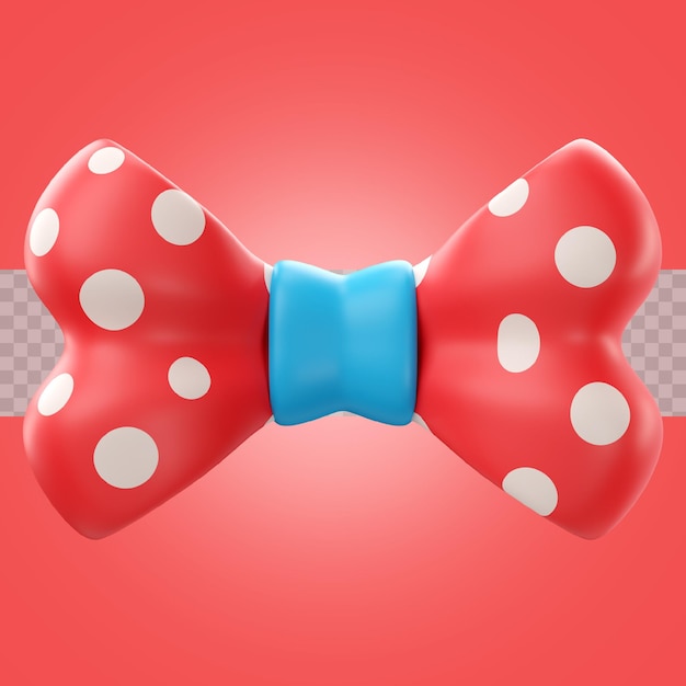 Iconica di compleanno 3d clown bow tie