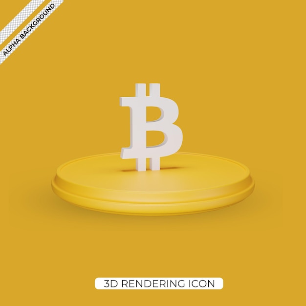 3 d ビットコイン レンダリング デザイン