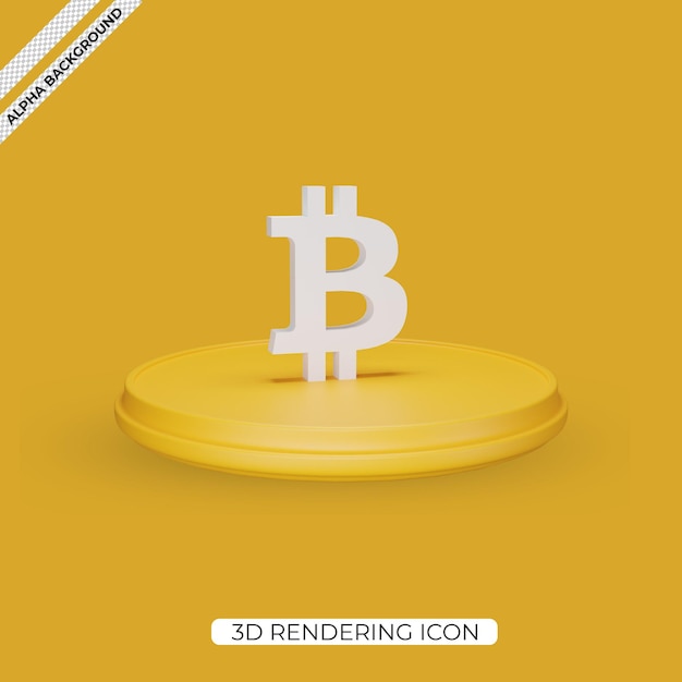 Progettazione di rendering 3d bitcoin