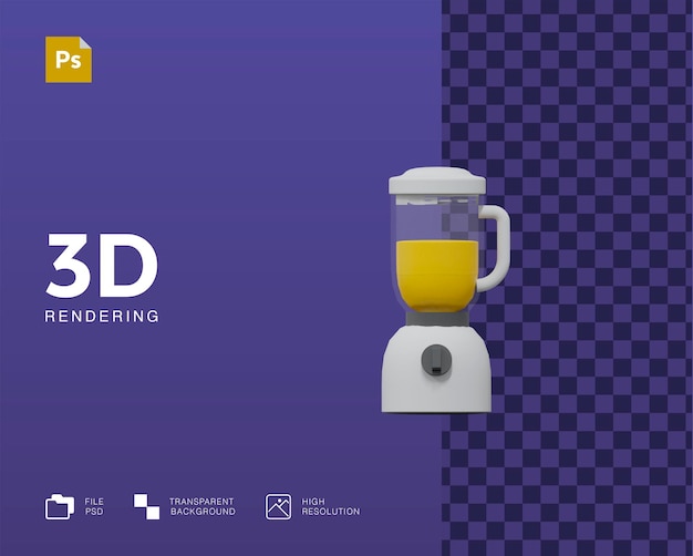 PSD 3d blender illustration